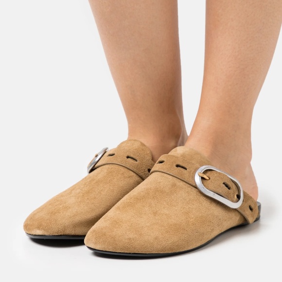 rag & bone clogs ansley golden brown size 37 - Picture 2 of 14